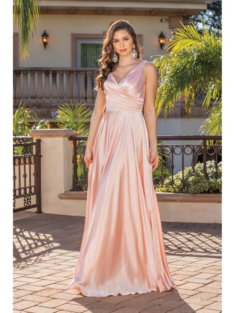 NEW BLUSH Evening Gown Floor Length Formal Elegant Stunning 4262